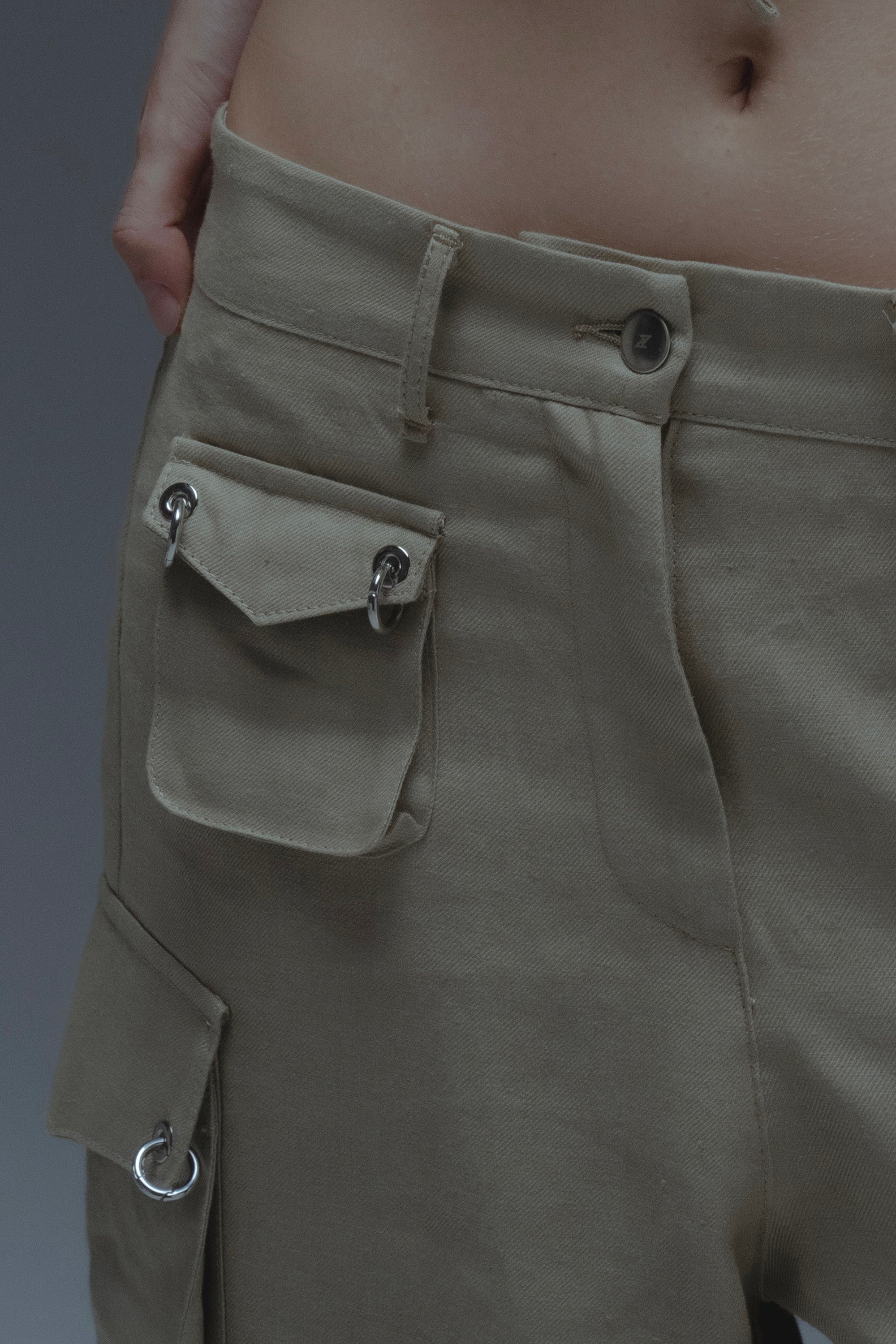 Linen Cargo Pants