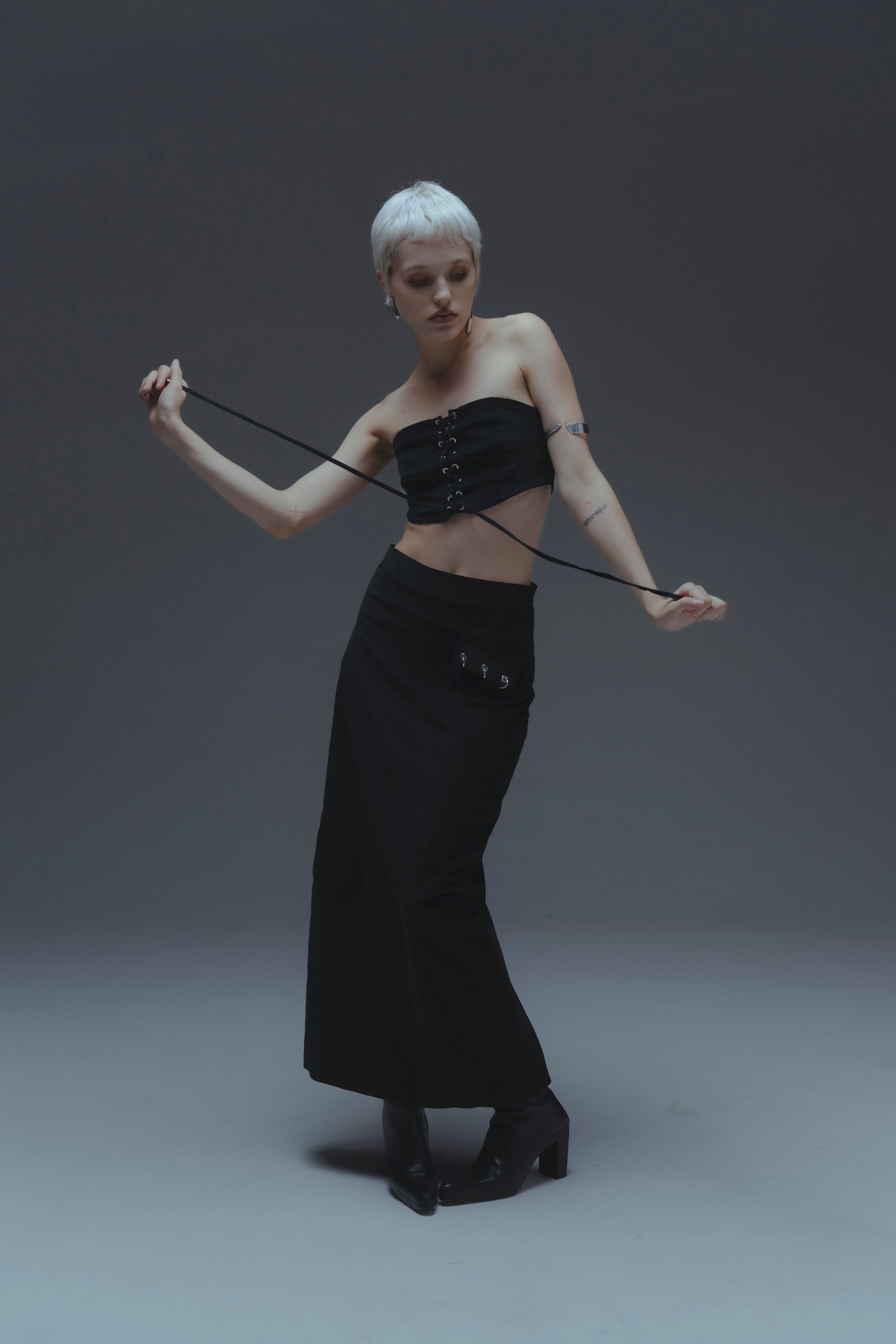 Black Velvet Corset