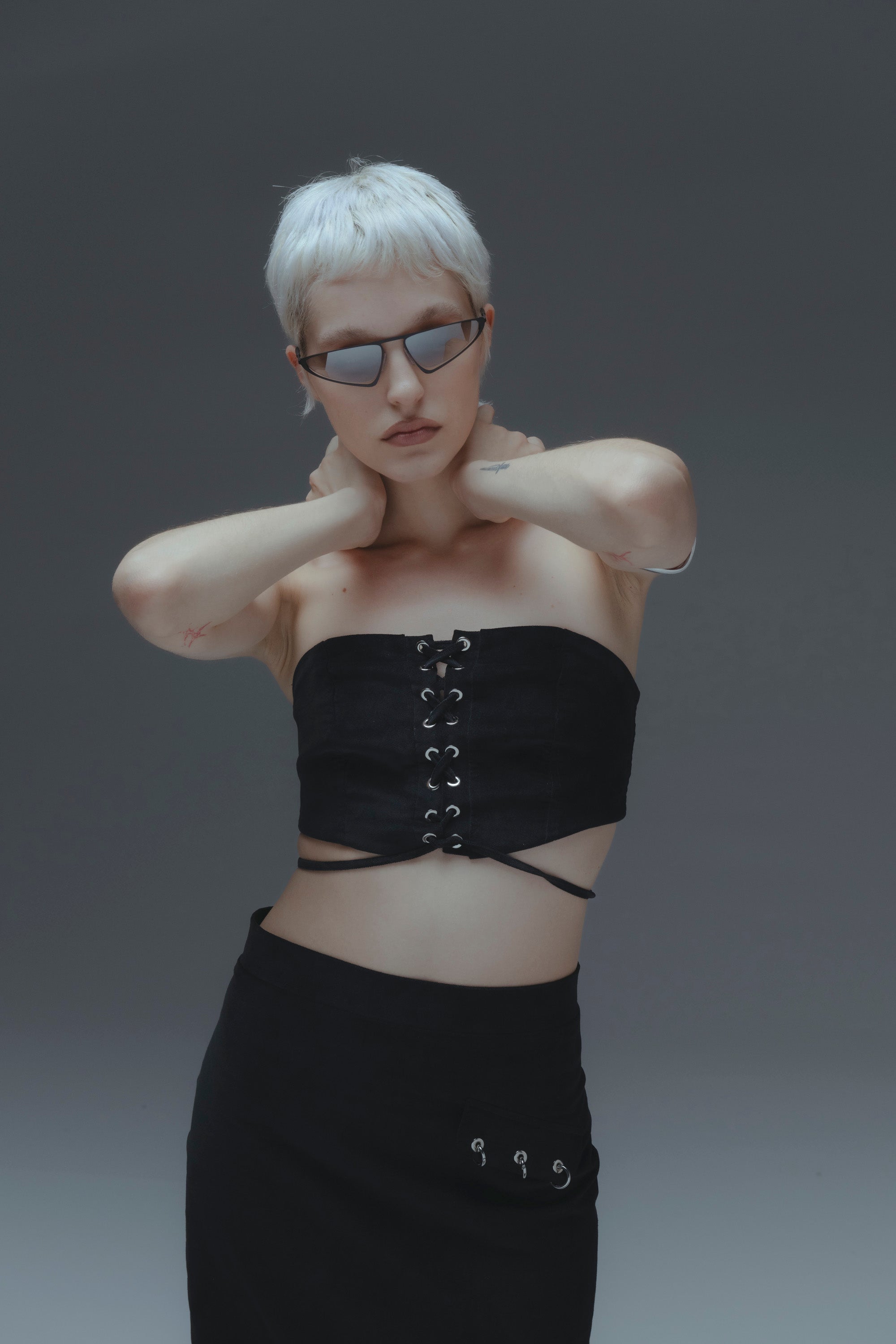 Tailored Crop Skirt - Alessia Alize