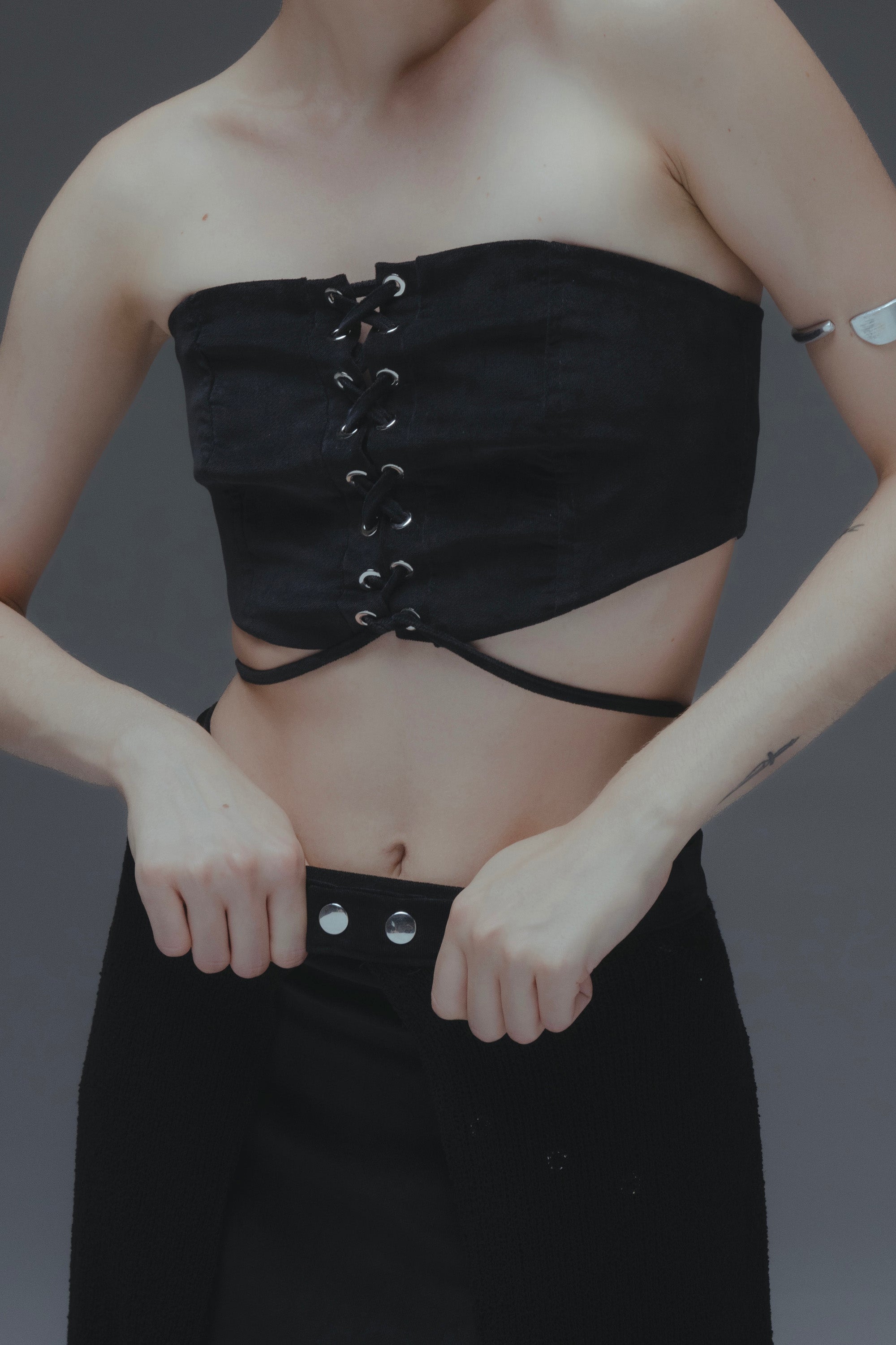 Black Velvet Corset